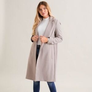 Downeast Turner Tie Coat Nordstrom quince saks off 5th reformation asos aritzia